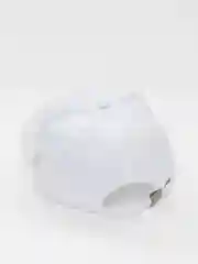 Белый бейсболка унисекс, однотонная, черная