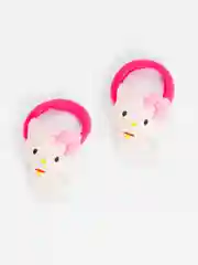 Слоновая кость резинки для волос Kuromi, My Melody 2шт в наборе аниме