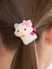 Слоновая кость резинки для волос Kuromi, My Melody 2шт в наборе аниме