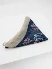 Синий женский платок на голову