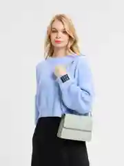 Зеленый сумка женская через плечо из экокожи, кросс боди клатч