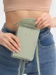 Мятный сумка женская, кросс-боди, для телефона