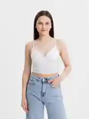 Белый топ женский