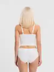 Белый женский комплект нижнего белья