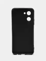Синий меланж силиконовый чехол для Realme C33, с принтом, с рисунком (Реалми С33)