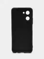 Тёмно-бордовый силиконовый чехол для Realme C33, с принтом, с рисунком (Реалми С33)