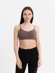 Розовый топ женский базовый, кроп топ, спортивный, бра