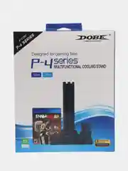 Подставка DOBE для PS4/PS4 Slim/Pro для охлаждения с док-станцией для 2-х джойстиков + USB