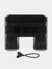 Подставка DOBE для PS4/PS4 Slim/Pro для охлаждения с док-станцией для 2-х джойстиков + USB