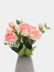 Розовый искусственные цветы "Пионовидные розы"