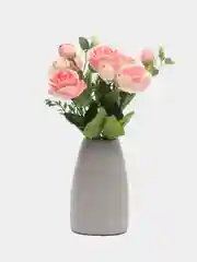 Розовый искусственные цветы "Пионовидные розы"