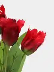Алый искусственные цветы "Тюльпаны махровые"
