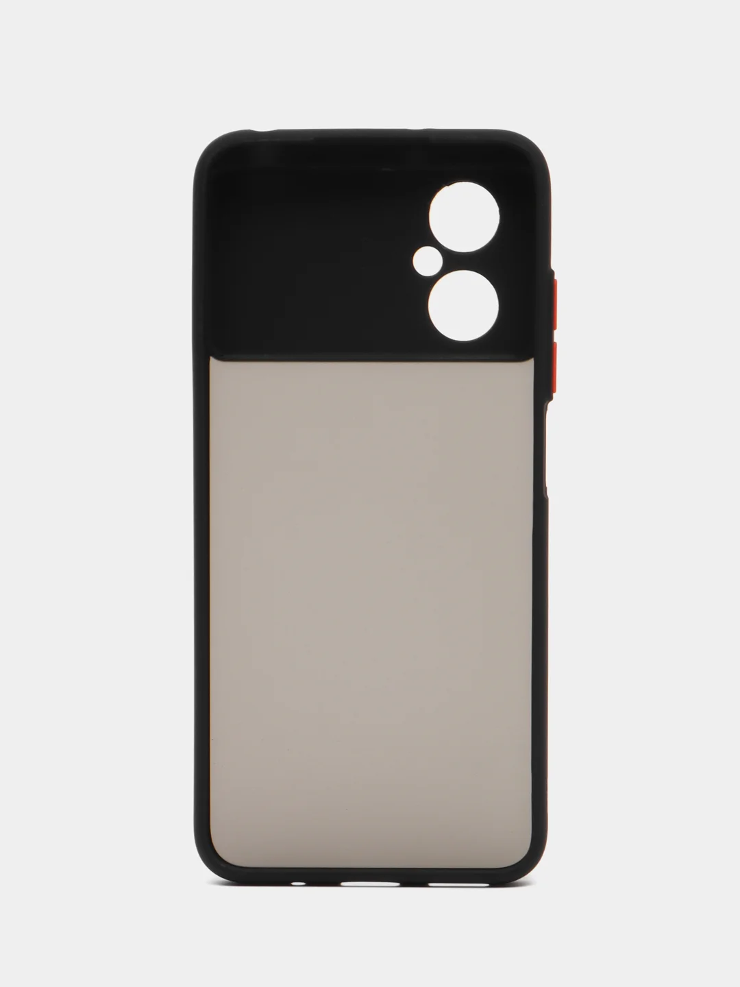 Черный чехол Xiaomi Poco M4 5G, (Сяоми Поко М4 5G) пластиковый, матовый, с цветными кнопками