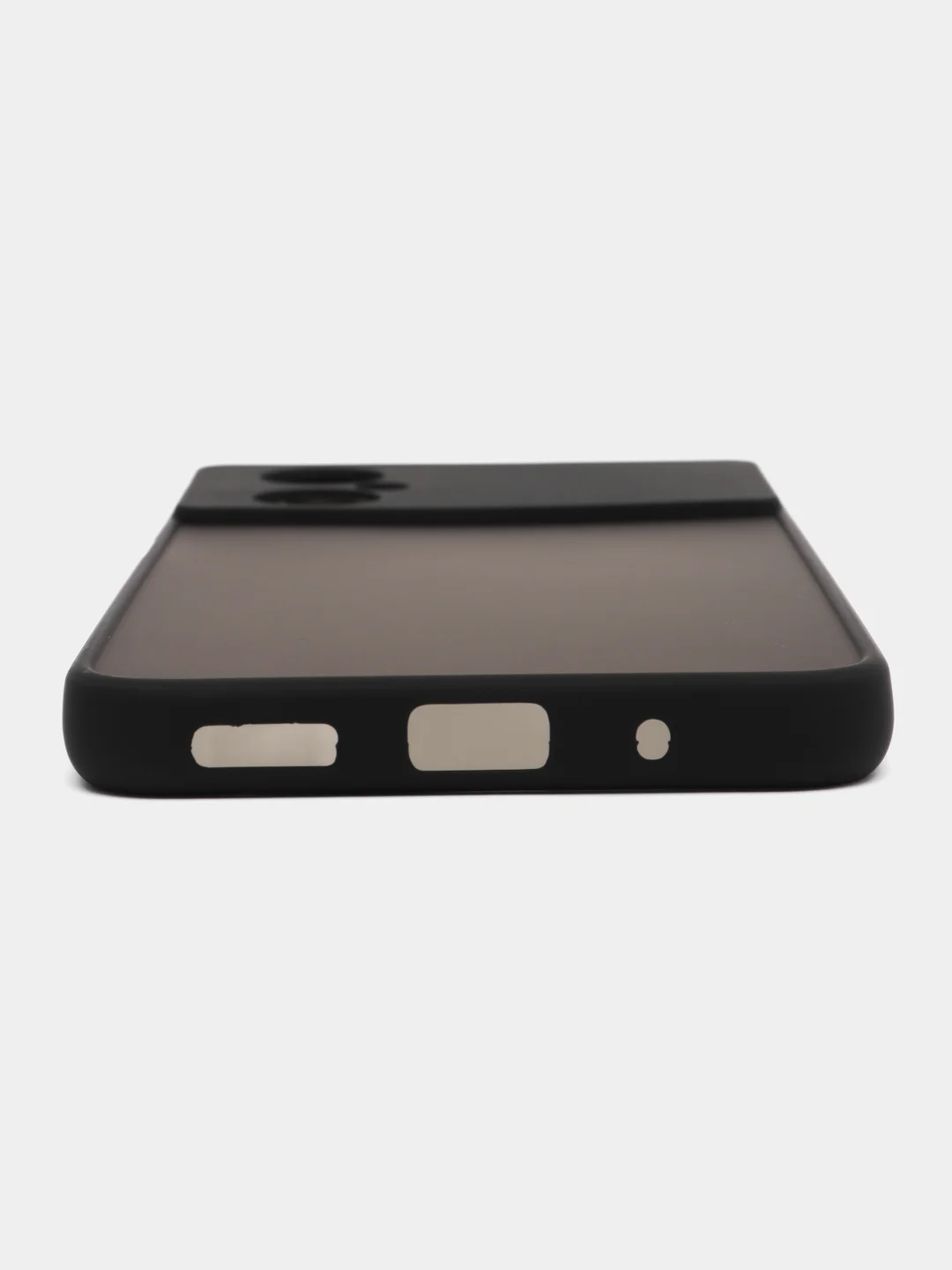 Черный чехол Xiaomi Poco M4 5G, (Сяоми Поко М4 5G) пластиковый, матовый, с цветными кнопками