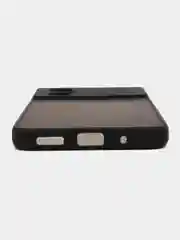 Черный чехол Xiaomi Poco M4 5G, (Сяоми Поко М4 5G) пластиковый, матовый, с цветными кнопками