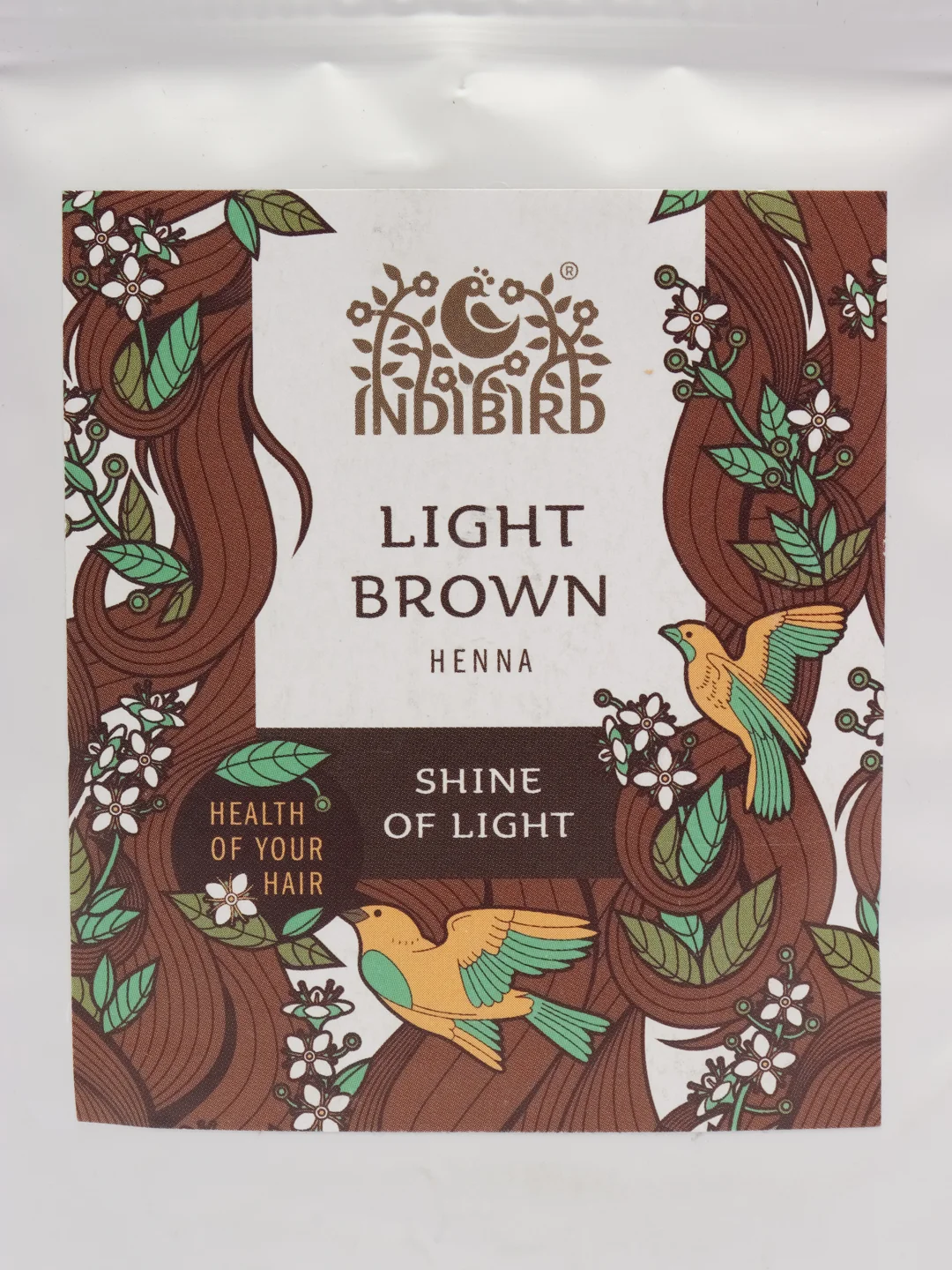 Хна Светло-коричневая (Light Brown Henna) Indibird, 50 г