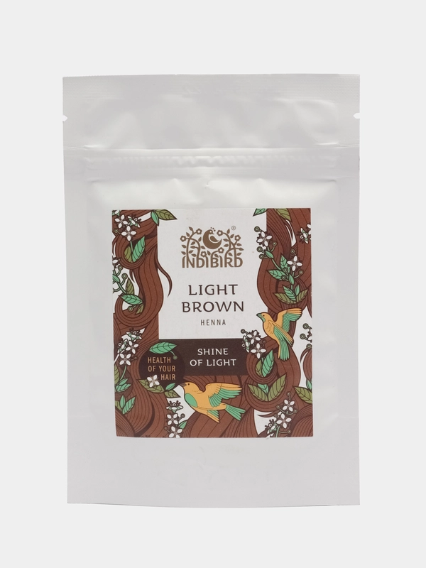 Хна Светло-коричневая (Light Brown Henna) Indibird, 50 г