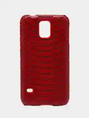 Чехол пластиковый экокожа Samsung S5