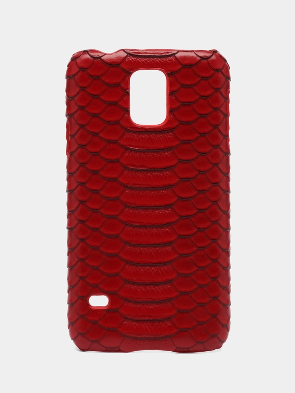 Чехол пластиковый экокожа Samsung S5
