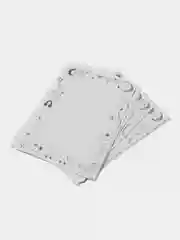 Сменный блок в серую клетку LOREX DESIGNER GRAPH, с дизайнерскими полями, 80 листов, А5