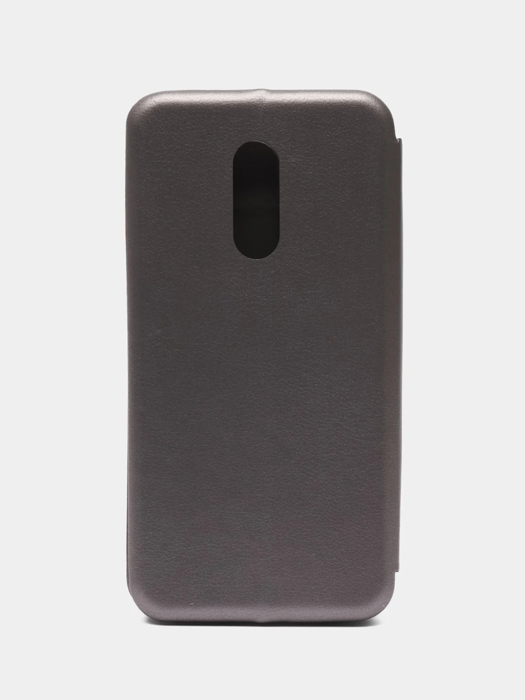 Серебряный чехол-книжка на Xiaomi Redmi 5 Plus / Redmi 5+ (Сяоми Редми 5 плюс)