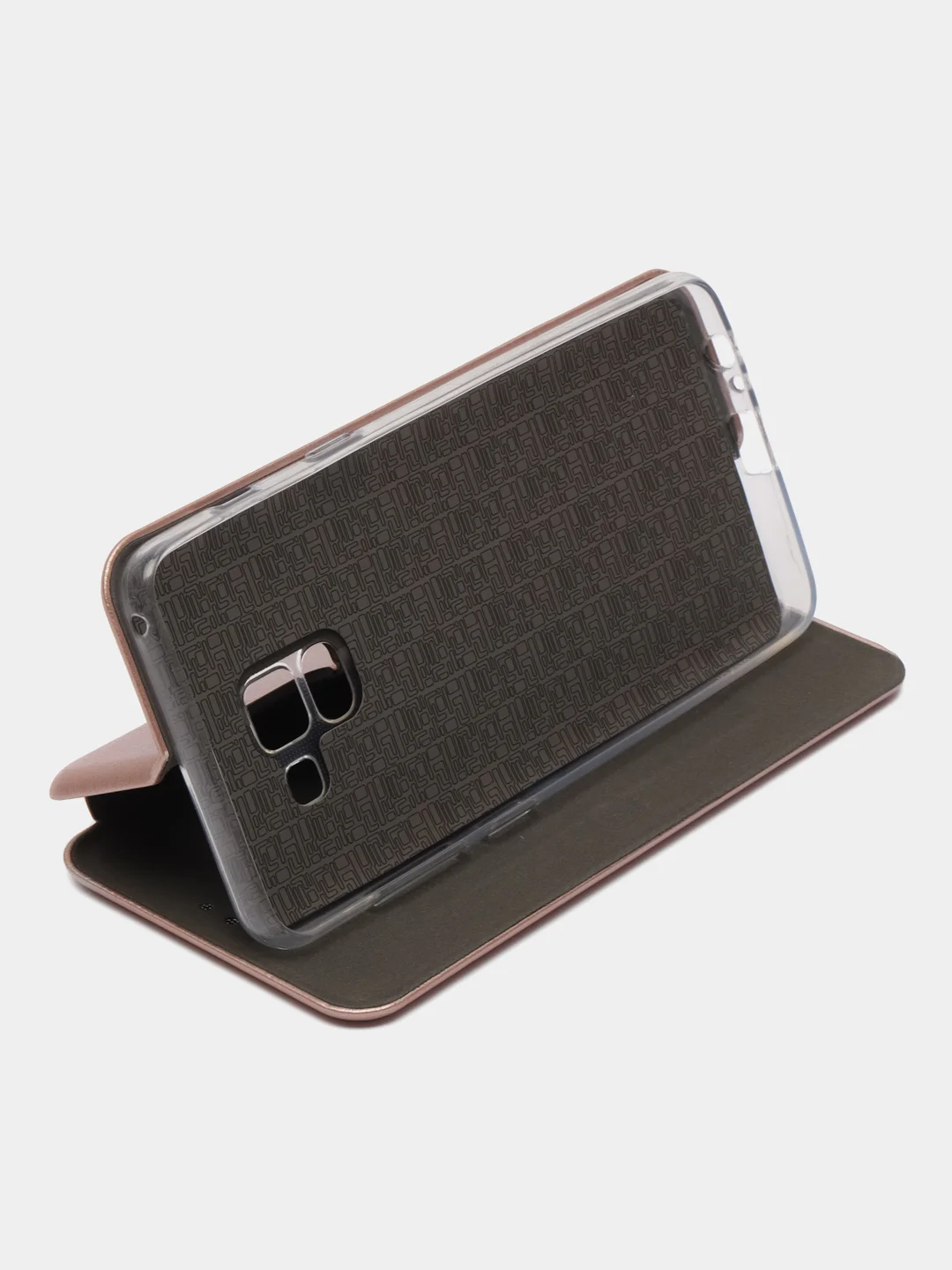 Розовый чехол-книжка на Samsung Galaxy A8 2018, Самсунг Галакси А8 2018