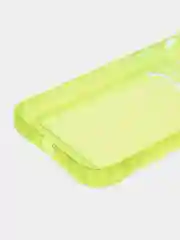 Желтый чехол для iPhone 7/8 Plus/XR/11/12/13/Pro/Pro Max, силиконовый, с карманом для карт
