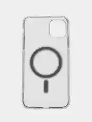 Чехол MagSafe для iPhone 11, 12/Pro, 12/13/14 Pro Max, 12/13/14 Pro, прозрачный