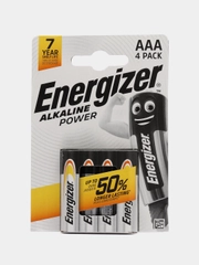Батарейки Energizer пальчиковые АА и мизинчиковые ААА, 4 шт