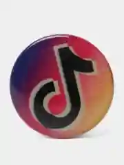 Вишнёвый попсокет "TikTok" для смартфона