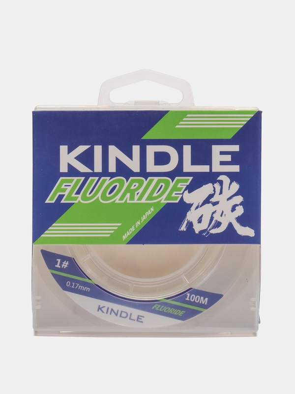Рыболовная леска, 100 % флюорокарбон (fluorocarbon) KINDLE, 50/100 м, 16 диаметров