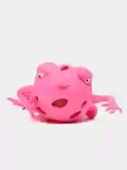 Розовый игрушка-антистресс Лягушка с шариками Нажми на меня