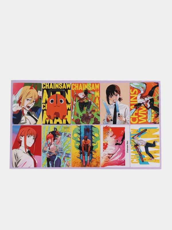 Наклейки по аниме "Человек-бензопила" Chainsaw Man