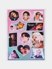 Желтый наклейки Stray Kids Kpop, Стрей Кидс, Кпоп, стикеры, стикерпак