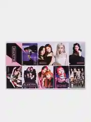 Голубой наклейки K-POP Black Pink