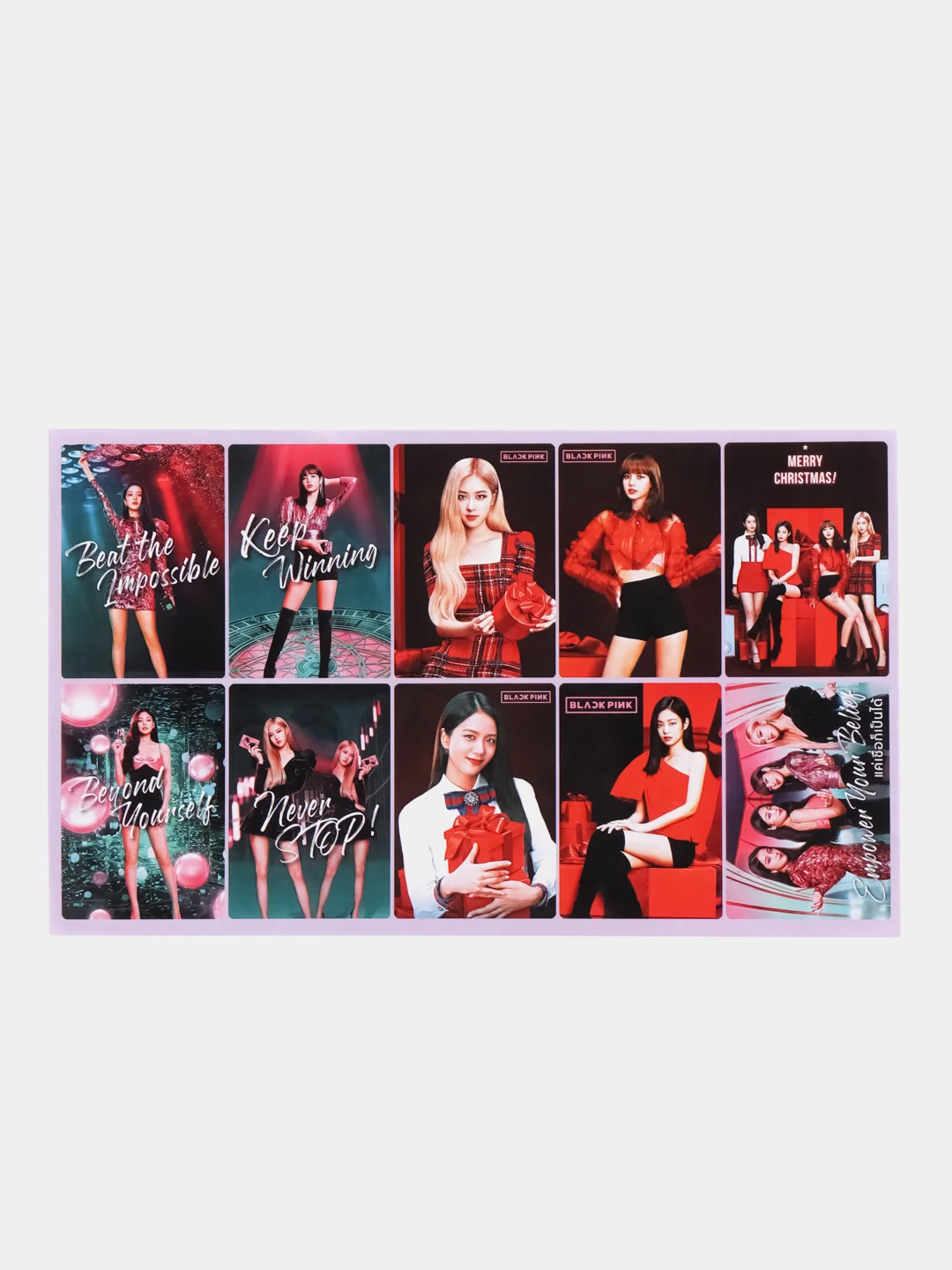 Золотой наклейки K-POP Black Pink