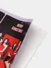 Золотой наклейки K-POP Black Pink