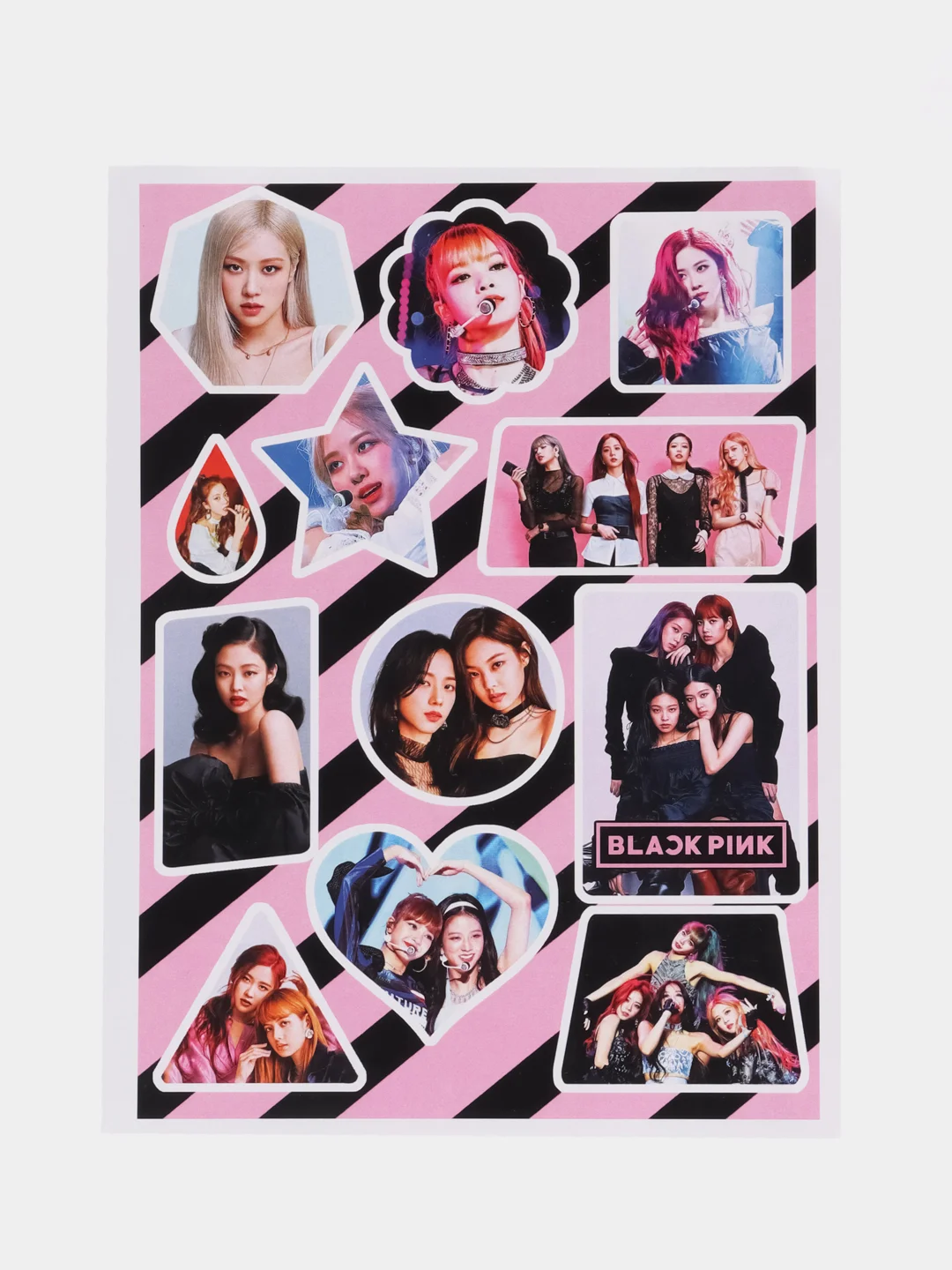 Голубой наклейки Кпоп Black Pink Kpop