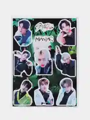 Золотой наклейки Stray Kids Kpop, Стрей Кидс, Кпоп, стикеры, стикерпак