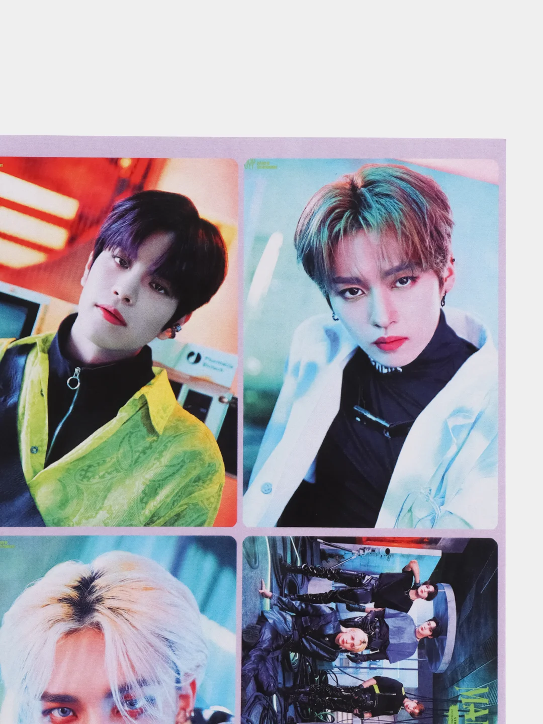 Голубой наклейки K-POP Stray Kids