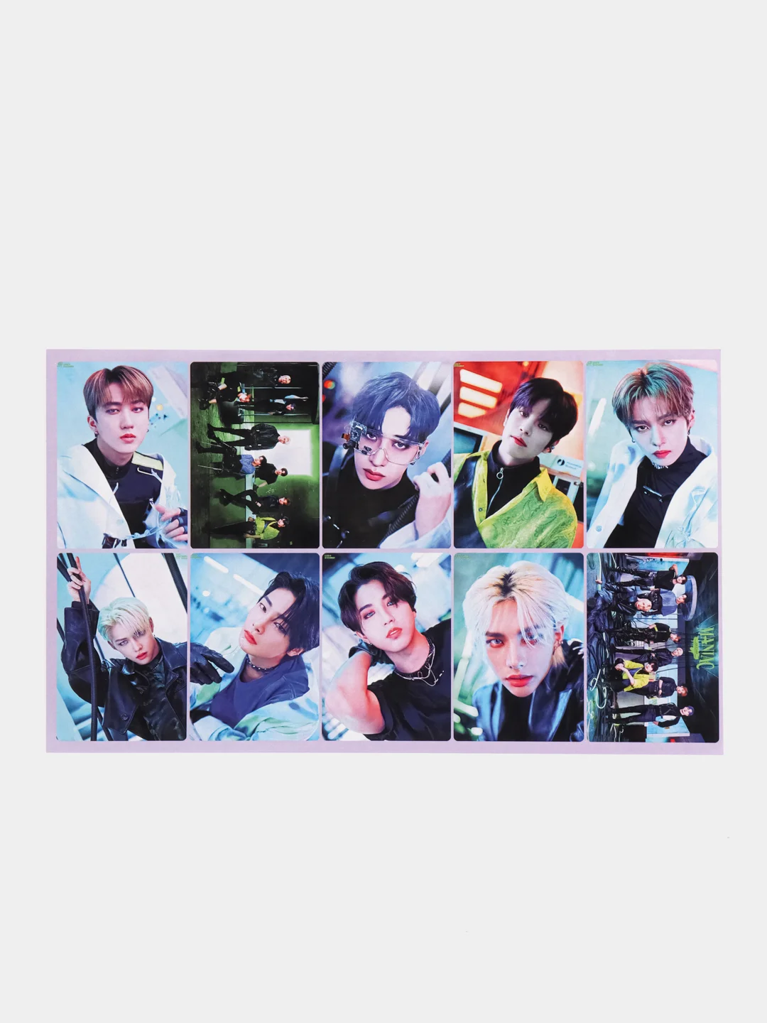 Голубой наклейки K-POP Stray Kids