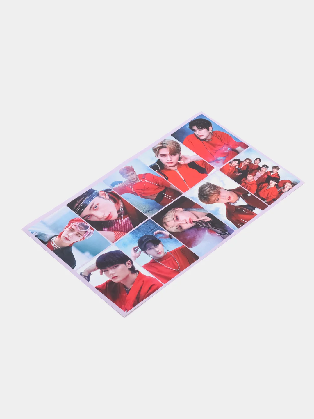 Красный наклейки K-POP Stray Kids
