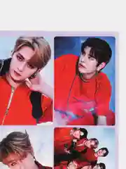 Красный наклейки K-POP Stray Kids