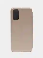 Золотой чехол-книжка для Samsung S11E/S20 6.2" (Самсунг галакси с11е), золотой и черный цвета