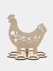 Подставка пасхальная для яиц "Курочка", из дерева. Подарок на пасху