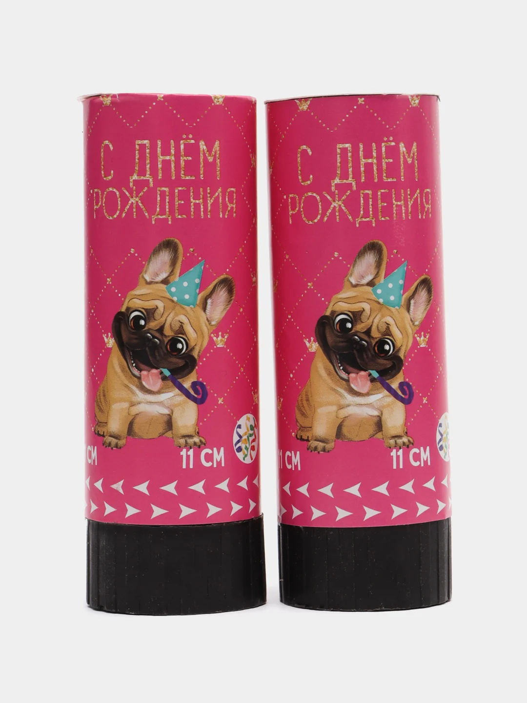 Красный хлопушка пружинная, 11 см, серпантин, хлопушки для праздника