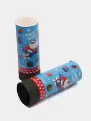Лазурный хлопушка пружинная, 11 см, серпантин, хлопушки для праздника