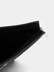 Черный косметичка женская на молнии