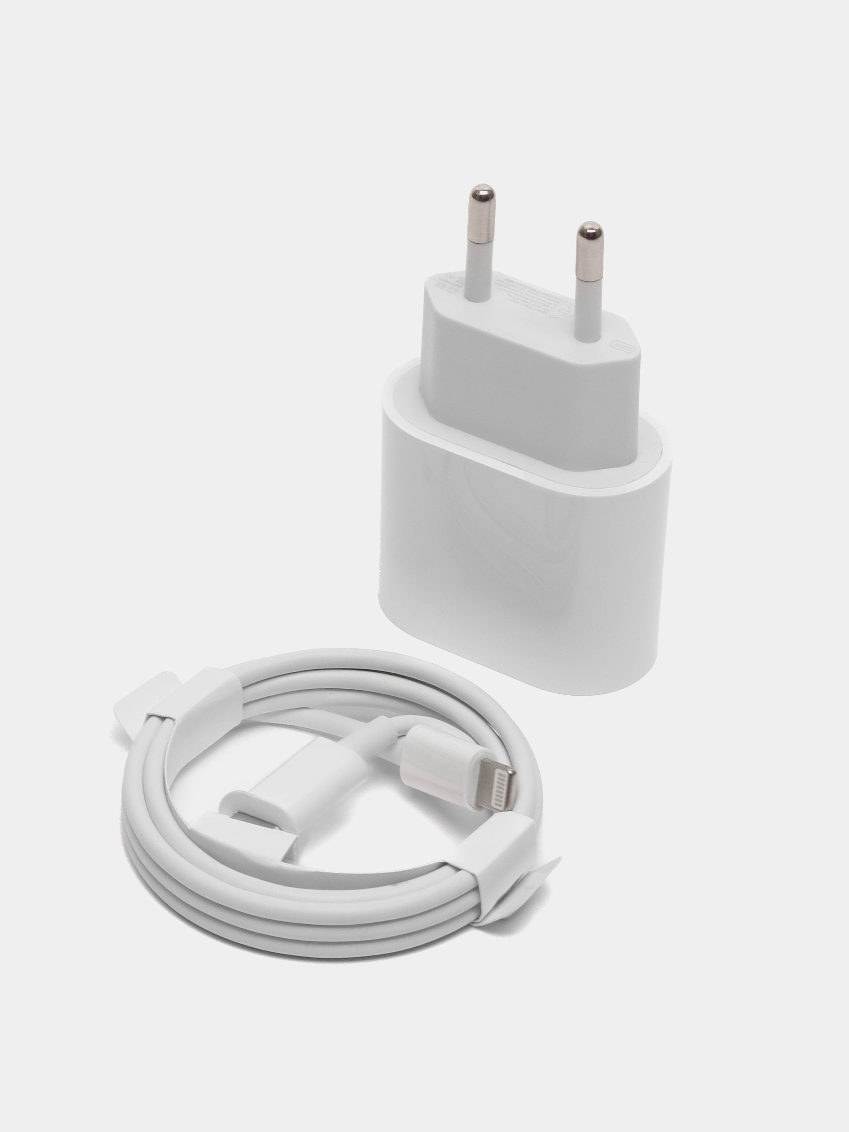 Блок питания для iPhone, быстрая зарядка, 20W, кабель в комплекте купить по  цене 749 ₽ в интернет-магазине Магнит Маркет