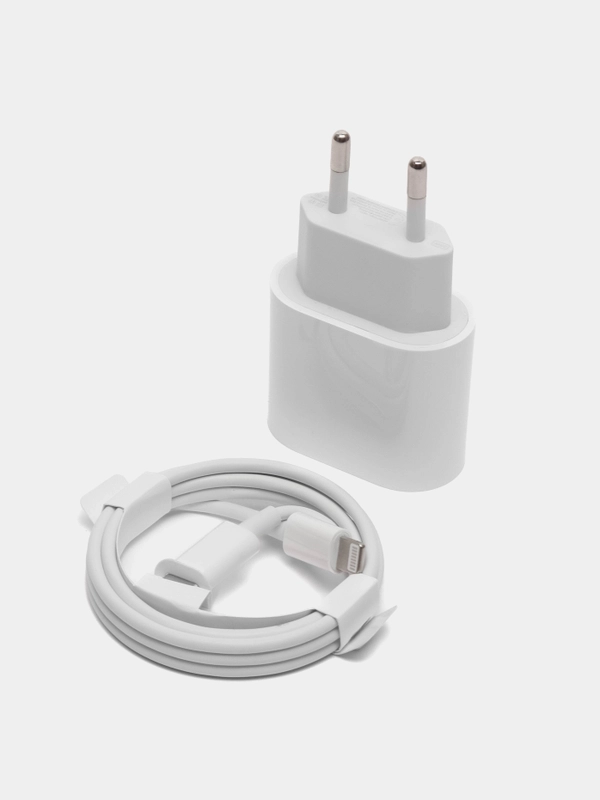 Блок питания для iPhone, быстрая зарядка, 20W, кабель в комплекте